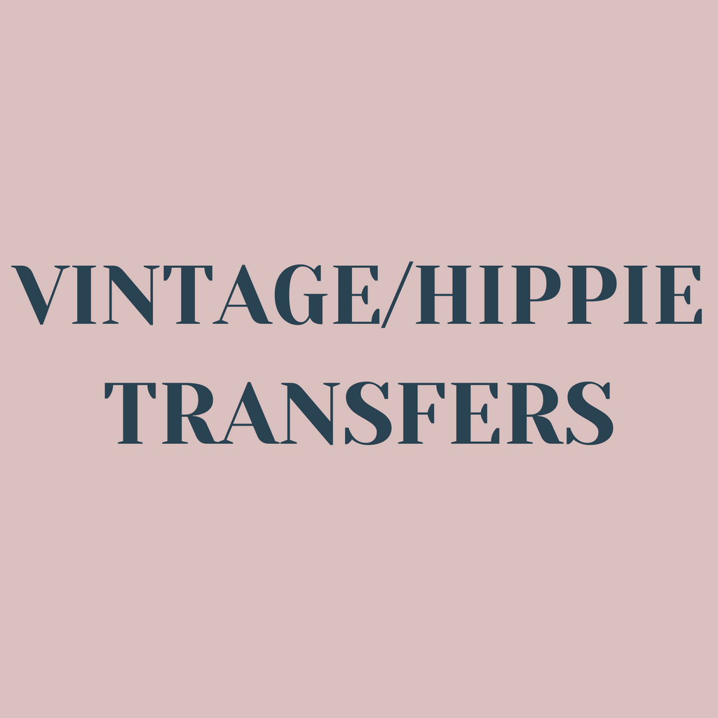 All Vintage / Hippie Transfers