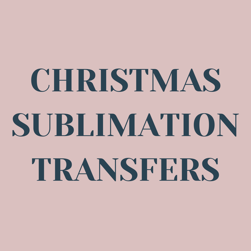Christmas Sublimation Transfers