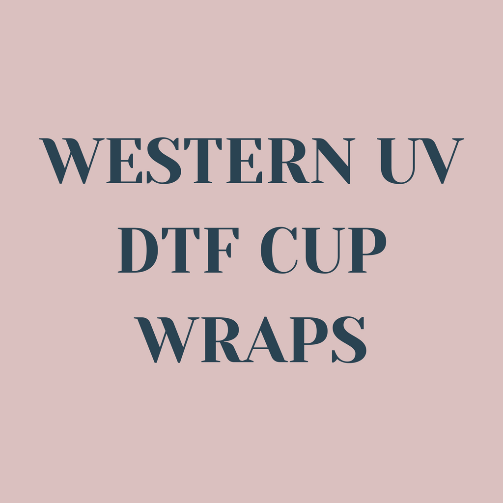 Western UV DTF Cup Wraps