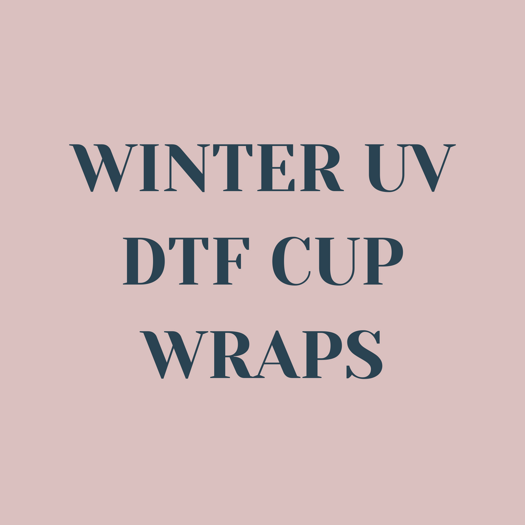Winter UV DTF Cup Wraps