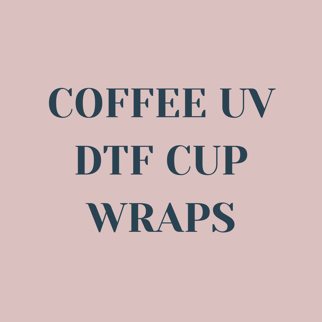 Coffee UV DTF Cup Wraps