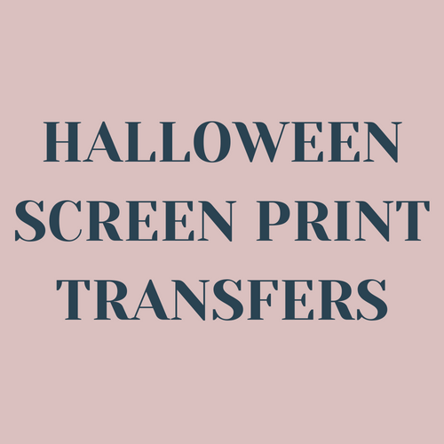 Halloween Screen Print Transfers