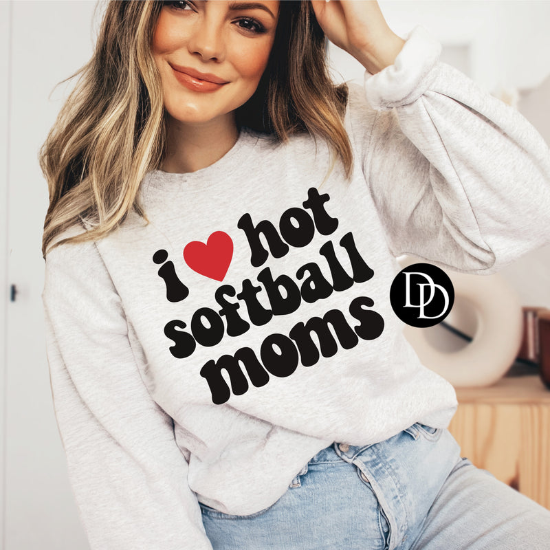I ♥️ Hot Softball Moms *DTF Transfer*
