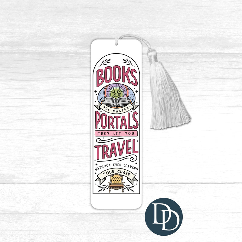 Books Are Magical Portals *UV DTF Bookmark Decal*