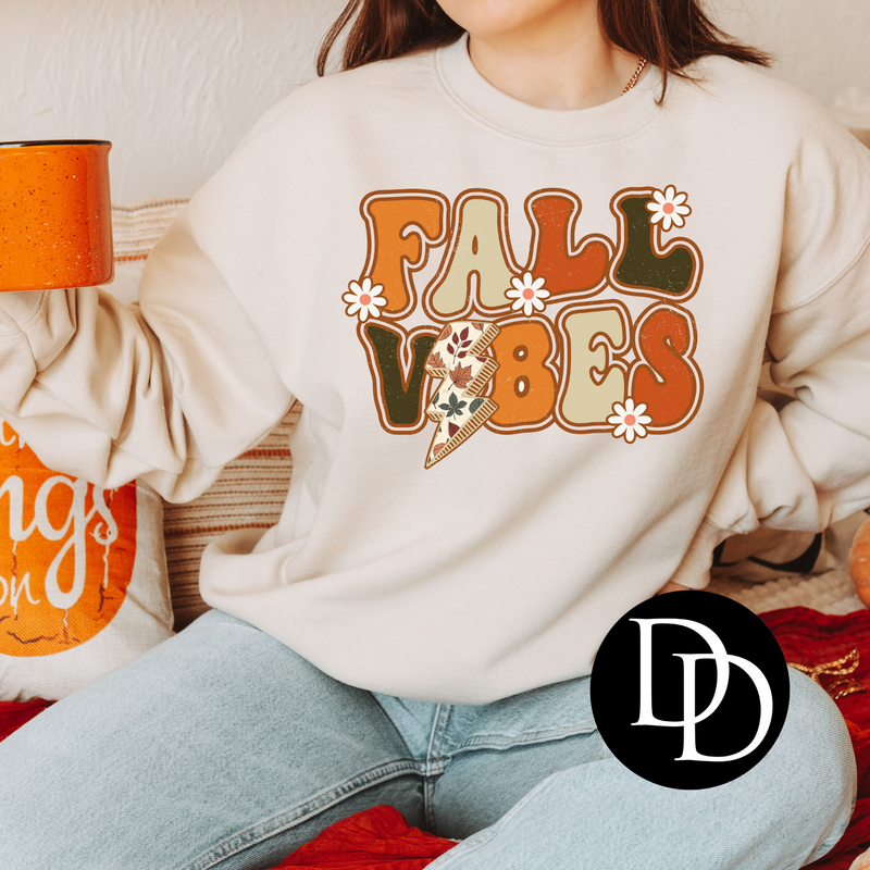 Fall Vibes and Flowers *DTF Transfer*