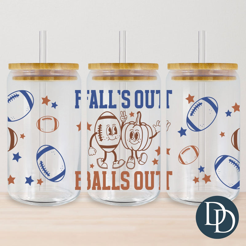 Fall's Out Balls Out UV DTF Cup Wrap