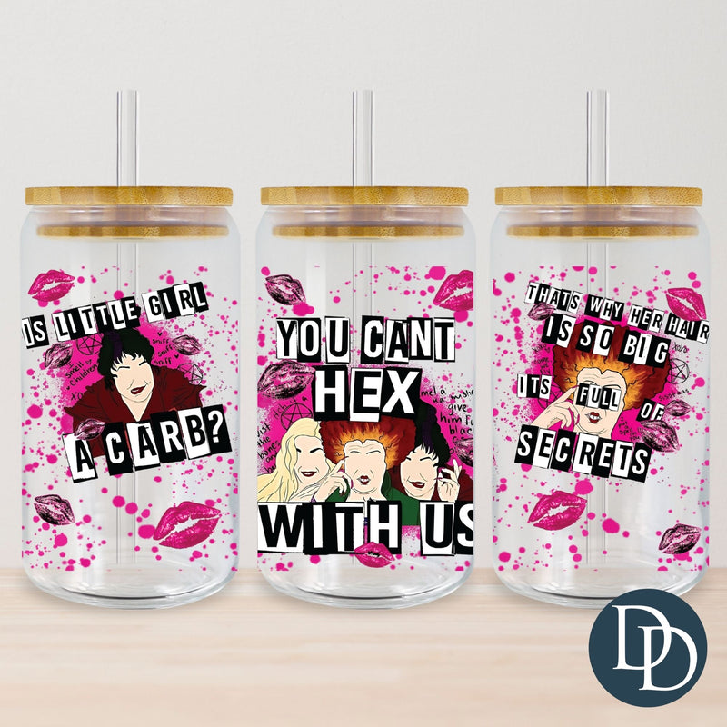 You Can't Hex With Us UV DTF Cup Wrap