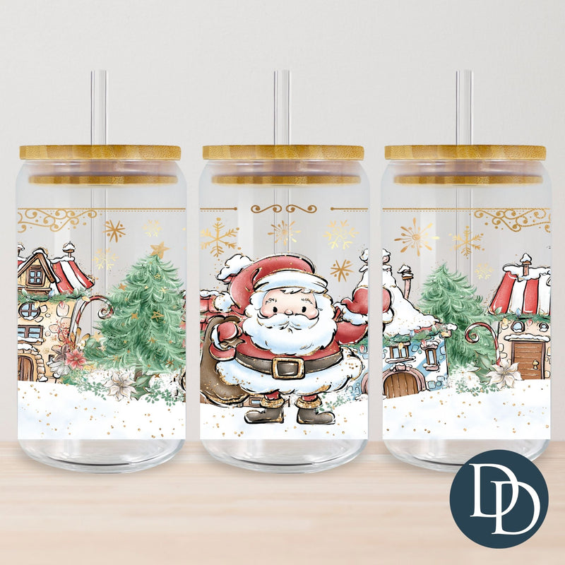 Whimsy Santa Town *UV DTF Cup Wrap*