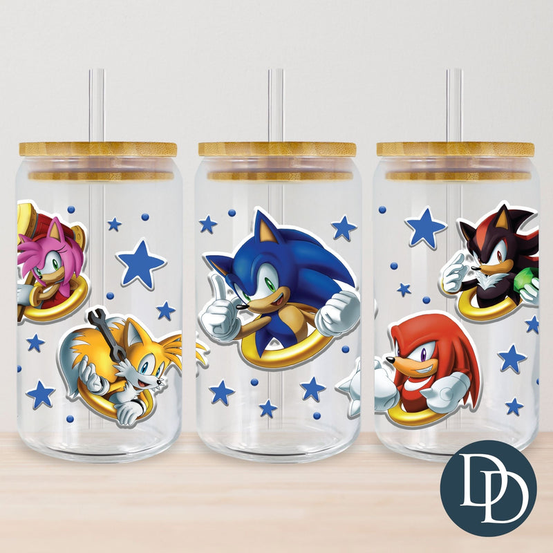 Cartoon Hedgehog UV DTF Cup Wrap