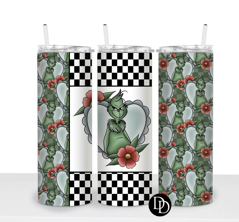 Green Man Heart *Sublimation Print Transfer*