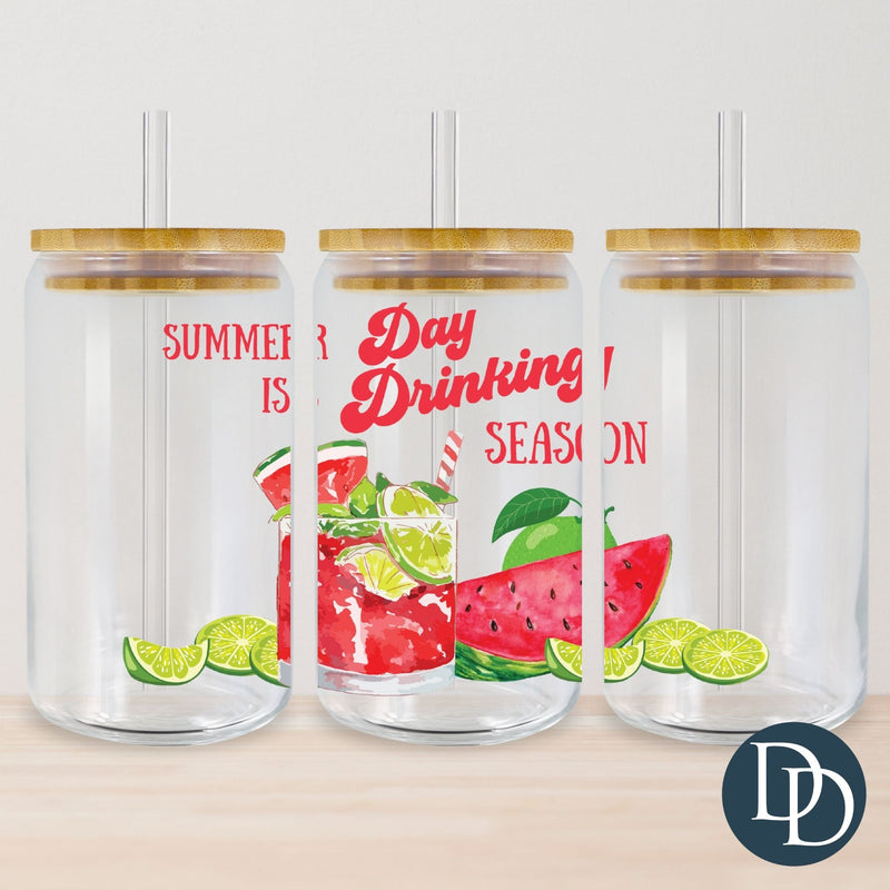 Summer Is Day Drinking Season UV DTF Cup Wrap