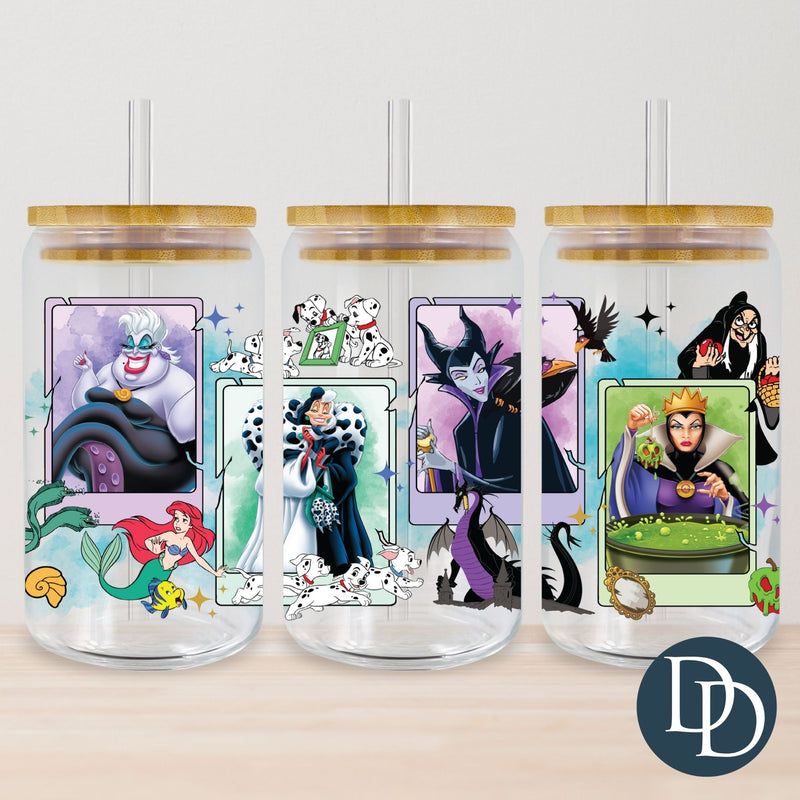 Villains And Heroes UV DTF Cup Wrap