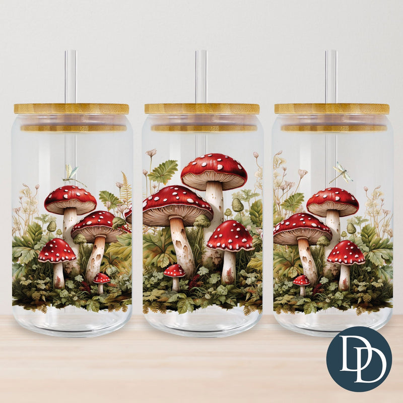 Whimsy Mushrooms UV DTF Cup Wrap