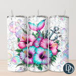 Tropical Mermaid Tail Tumbler Print *Sublimation Print Transfer*