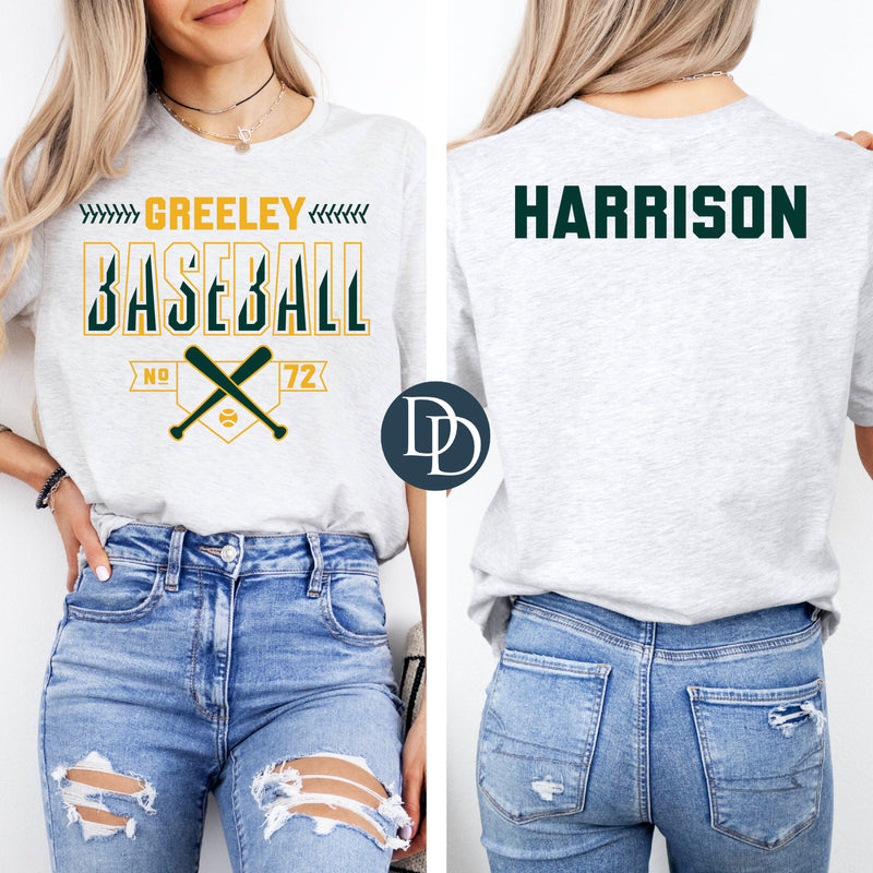 Baseball Stitches With Name Semi-Custom *DTF Transfer*