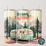 Queen of the Camper Tumbler Print *Sublimation Print Transfer*