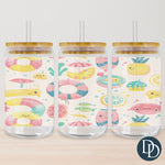 Summer Floaties Tumbler Print *Sublimation Print Transfer*