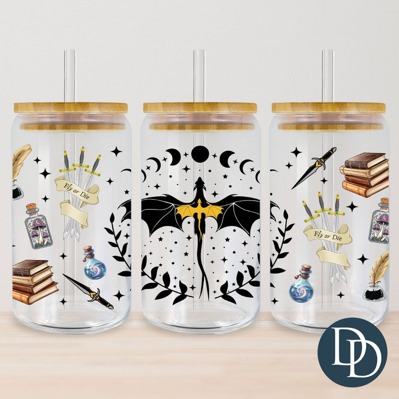 4th Wing Book Potion Scene *UV DTF Cup Wrap*