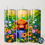 Baby Cow Tumbler Print *Sublimation Print Transfer*