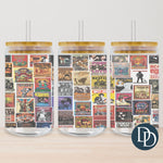 Classic Rock Posters Tumbler Print *Sublimation Print Transfer*