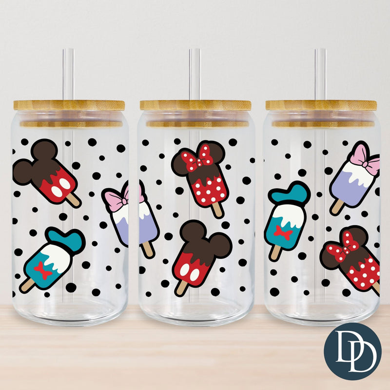 Mouse Popsicles UV DTF Cup Wrap
