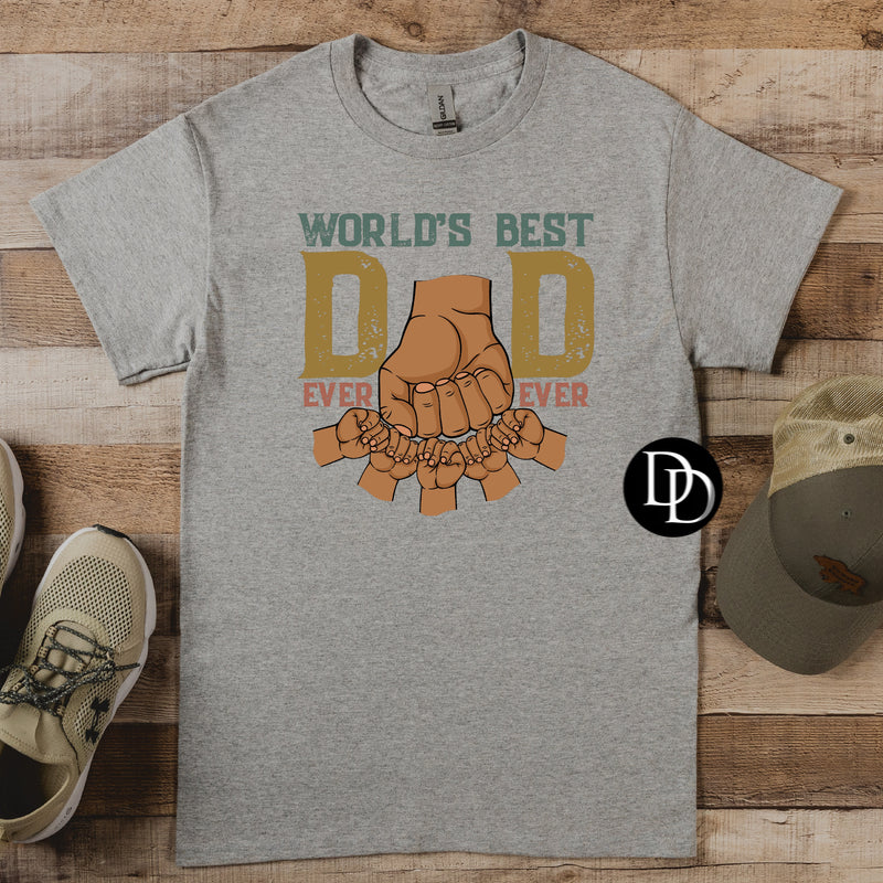 Customizable World's Best Dad  *DTF Transfer*