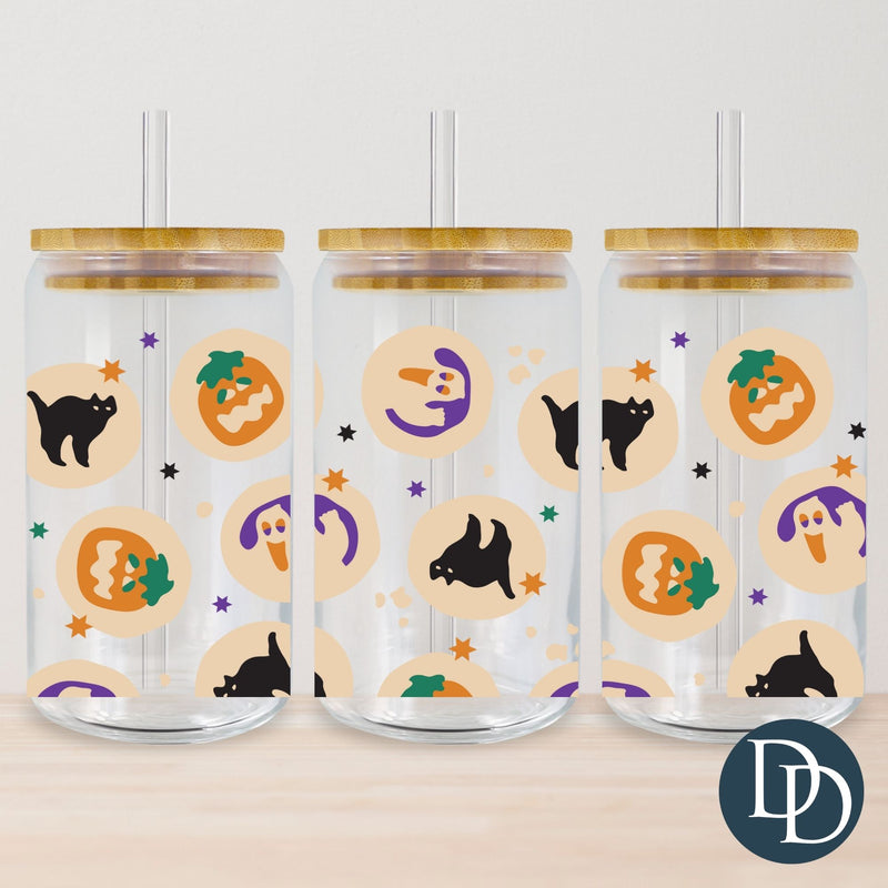 Halloween Cookies UV DTF Cup Wrap