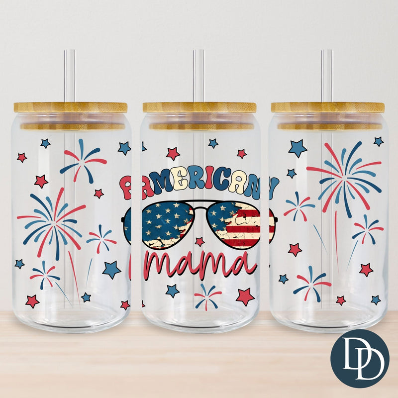 American Mama UV DTF Cup Wrap