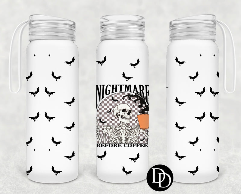 Skellie Nightmare Before Coffee *Sublimation Print Transfer*