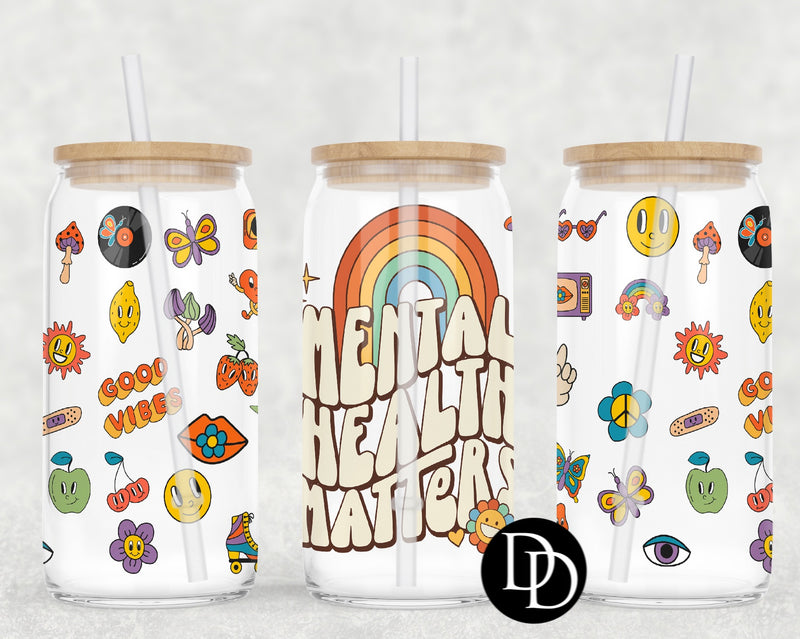 Mental Health Matters UV DTF Cup Wrap