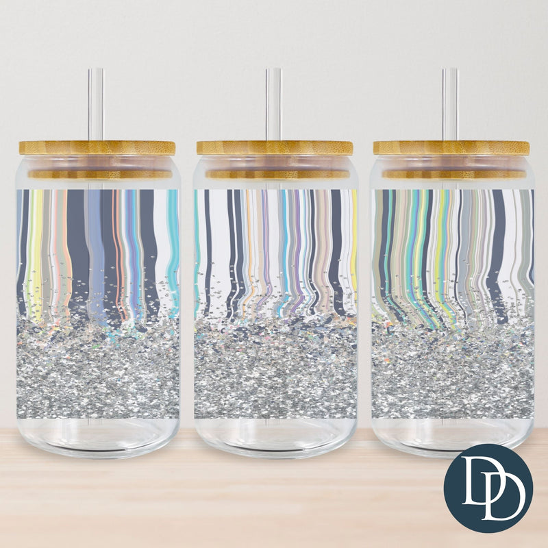 Abstract Glitter Tumbler Print *Sublimation Print Transfer*