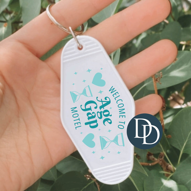 Age Gap Motel *Motel Keychain UV DTF Decal*