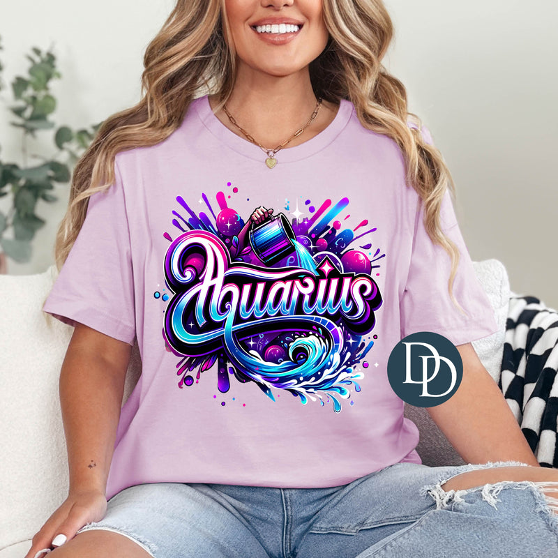 Airbrush Aquarius *DTF Transfer*