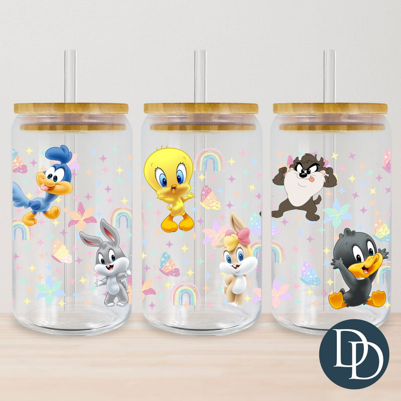 Baby Loony Friends Pastel *UV DTF Cup Wrap*