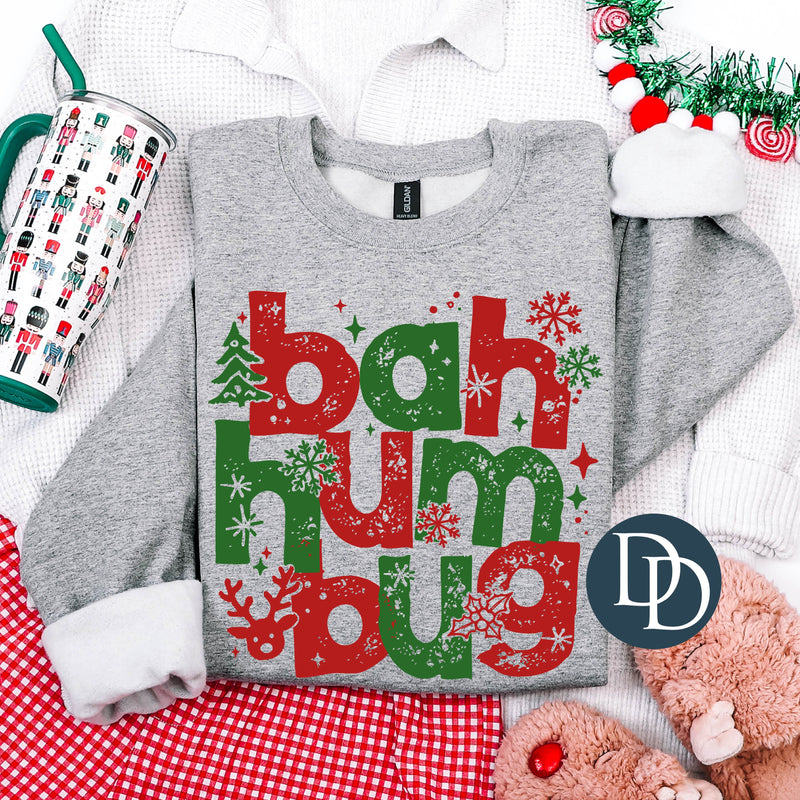 Bah Humbug Red And Green *DTF Transfer*