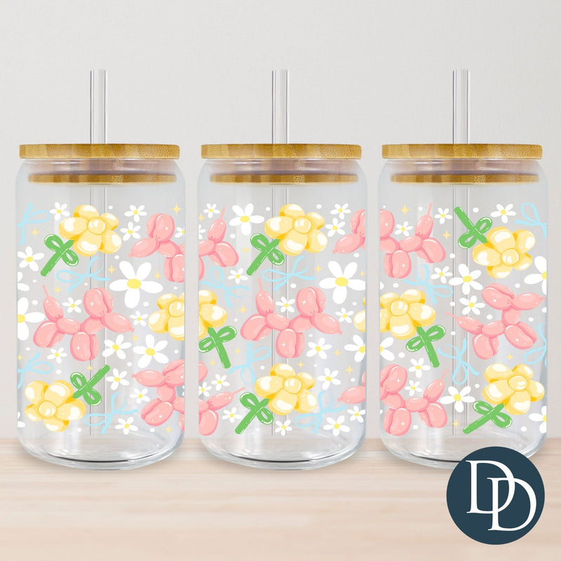 Balloon Garden Party *UV DTF Cup Wrap*