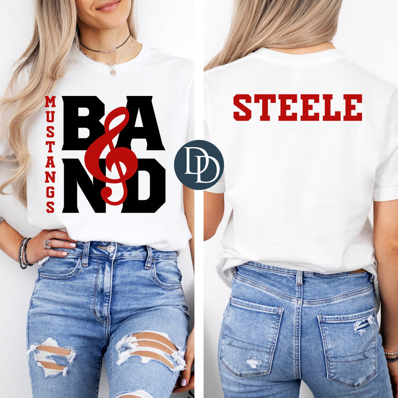 Band Mascot With Name Semi-Custom *DTF Transfer*