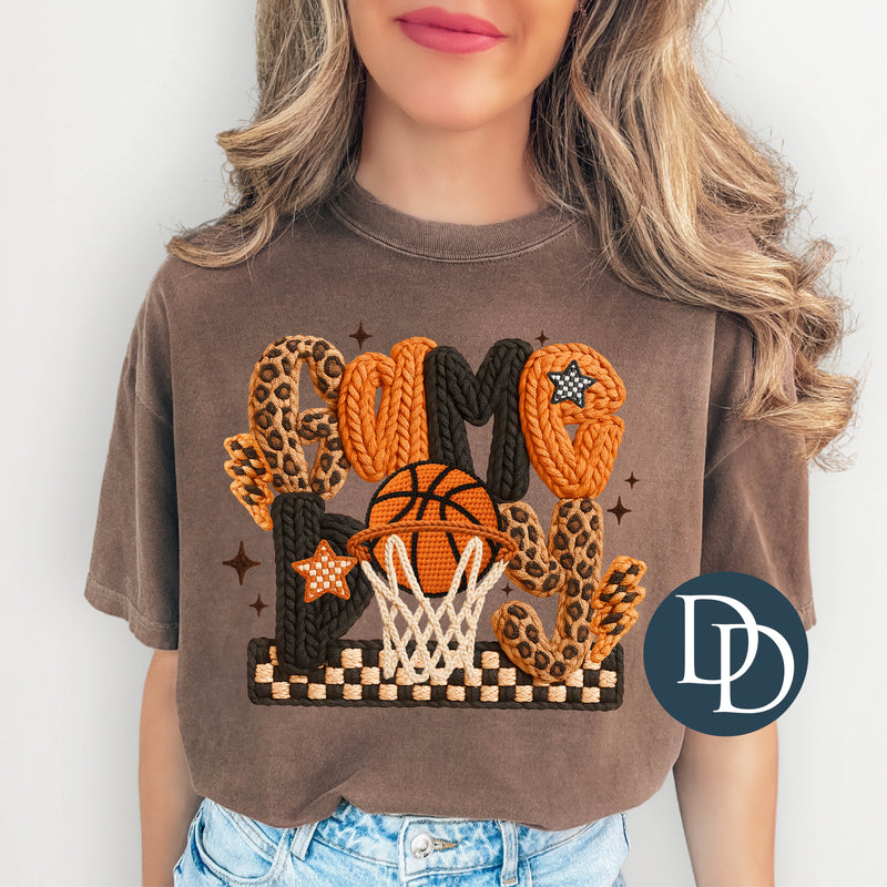Basketball Game Day Faux Yarn *DTF Transfer*