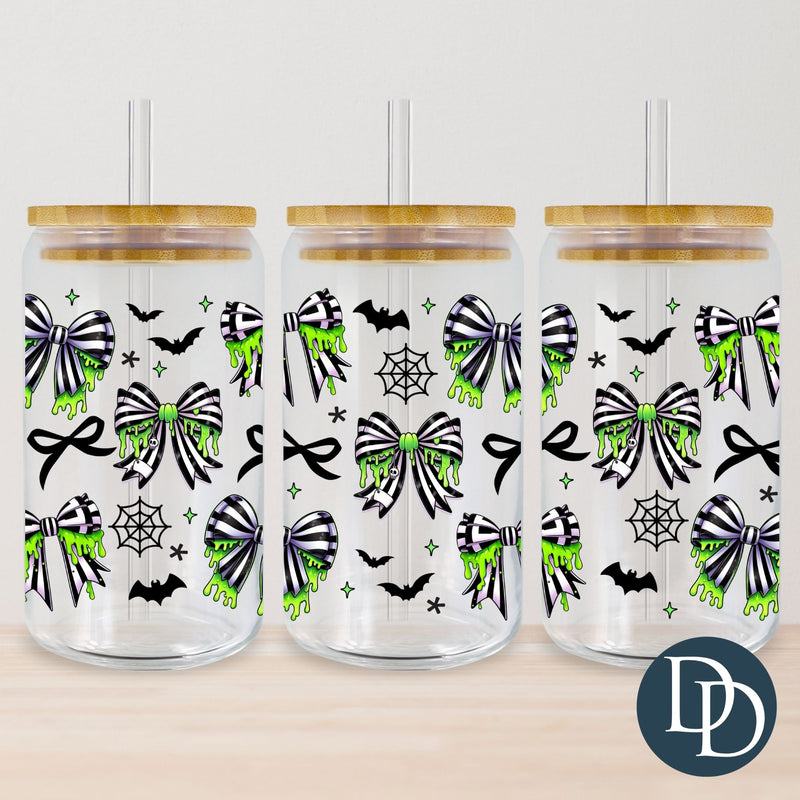 Beetle Striped Slime Bows *UV DTF Cup Wrap*