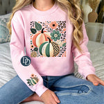 Boho Fall Pumpkin With Pocket Accent *DTF Transfer*