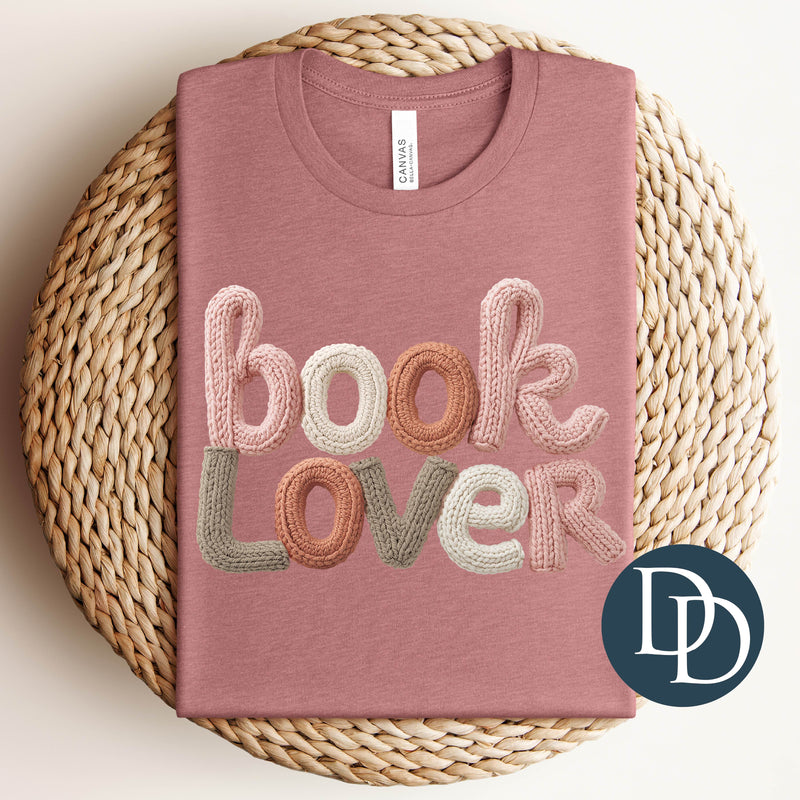 Book Lover Neutral Faux Yarn *DTF Transfer*