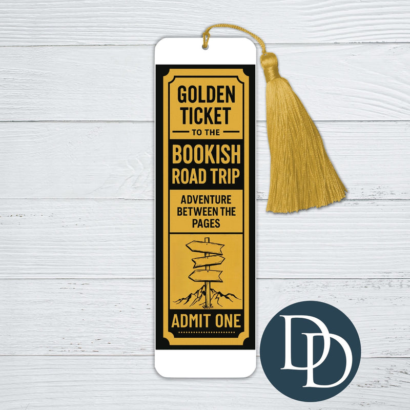 Bookish Road Trip *UV DTF Bookmark Decal*