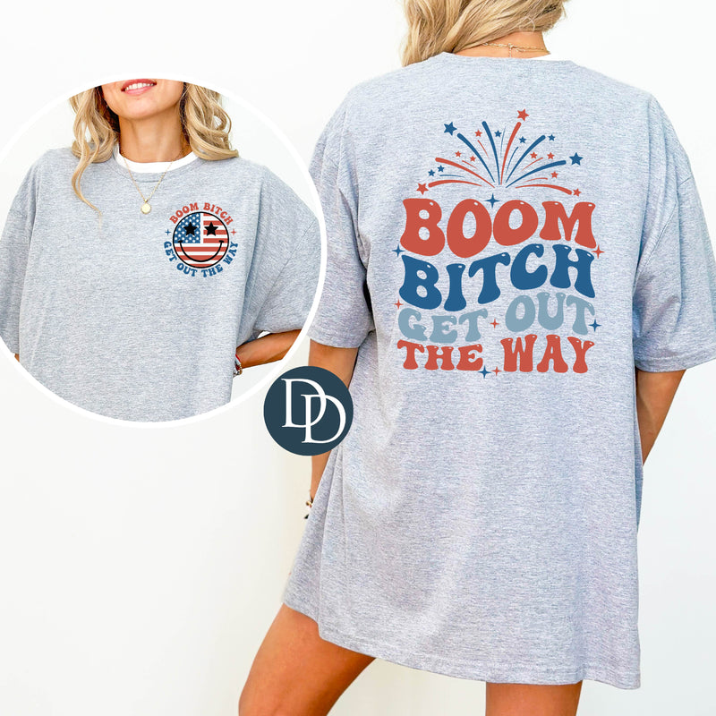 Boom B*tch with pocket *DTF Transfer*