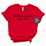 Boys Do It (Black Ink) *Screen Print Transfer*