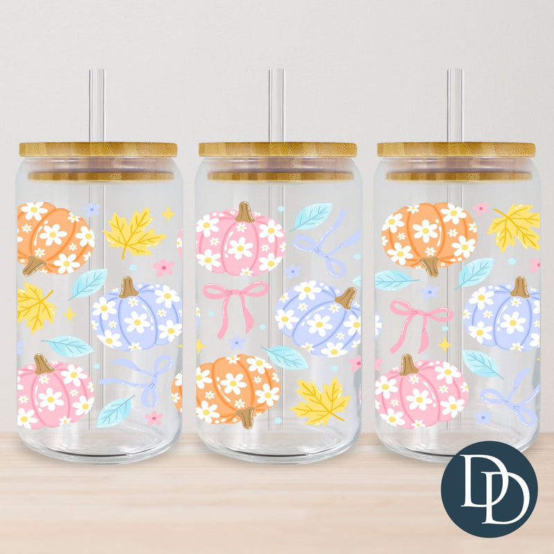Bright Daisy Pumpkins *UV DTF Cup Wrap*