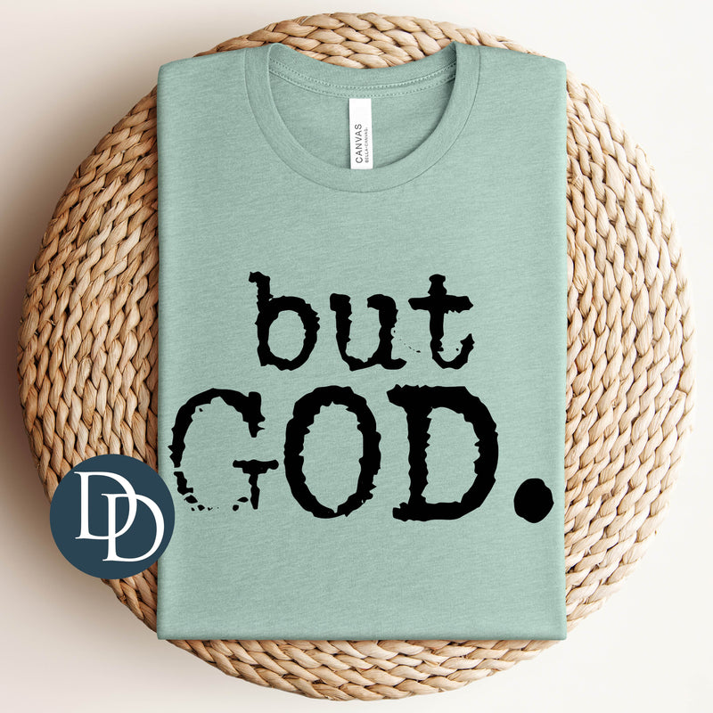 But God Type (Black Ink) *Screen Print Transfer*