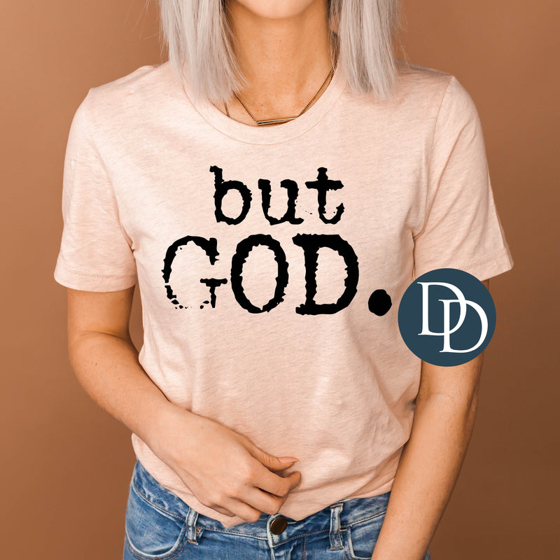 But God Type (Black Ink) *Screen Print Transfer*