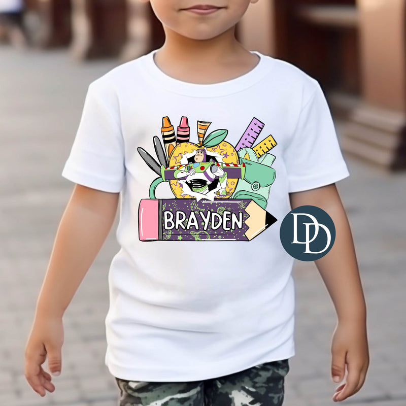 Space Ranger Back To School Name *DTF Transfer*