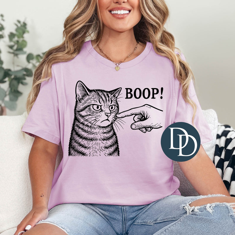 Cat Boop (Black Ink) *Screen Print Transfer*