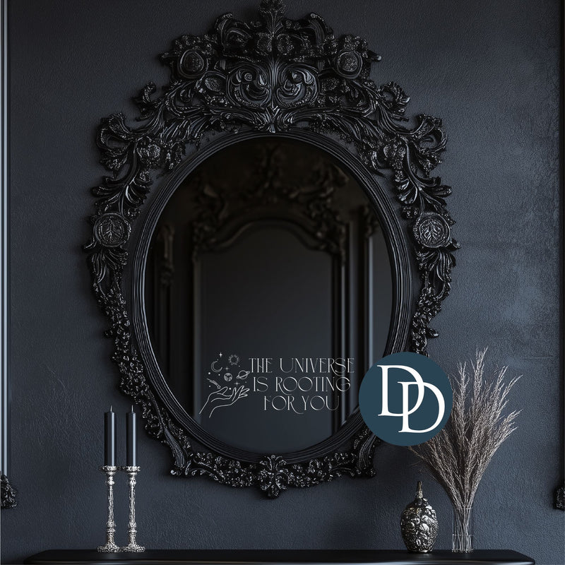 Celestial Universe is Rooting For You *Rearview Mirror UV DTF Decal*